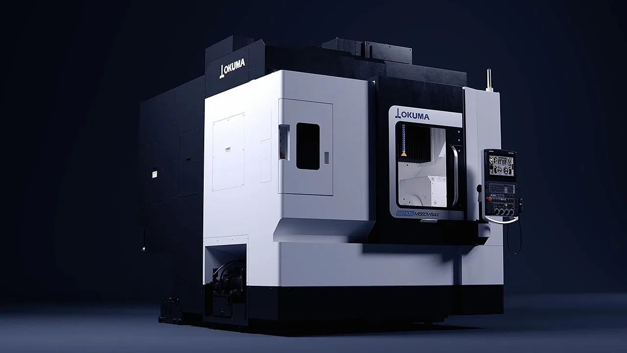 Okuma GENOS M560V-5AX features animation