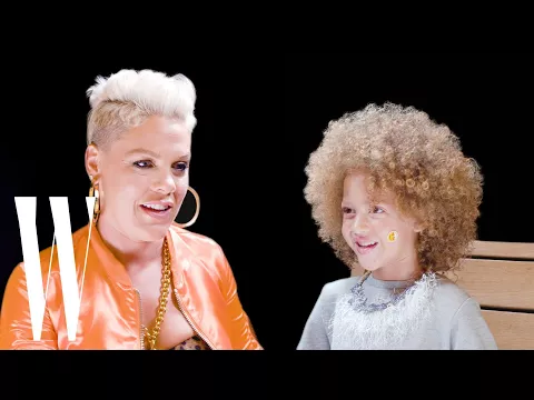 Pink Gets Interviewed by a Cute Little Kid Little W W Magazine