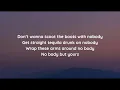 Blake Shelton - No Body (lyrics)