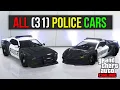 Explore Every Police Car Available in GTA 5 Online