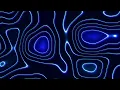 Abstract Blue Neon wave pattern Height Map Footage 2 hours 4k Background