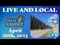 Live and Local Ramsey 2023 Ramsey MN QCTV