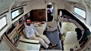 Gutting the Inside of our Sailboat – Free Range Sailing Ep 144