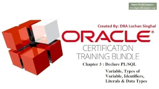 Chapter 3 Declare Variable Types of Variable Identifiers Literals Data Types