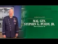 2025 Baylor University Alumnus of the Year Maj Gen Stephen G Purdy Jr