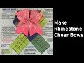 Easy Make Rhinestone Cheer Bow