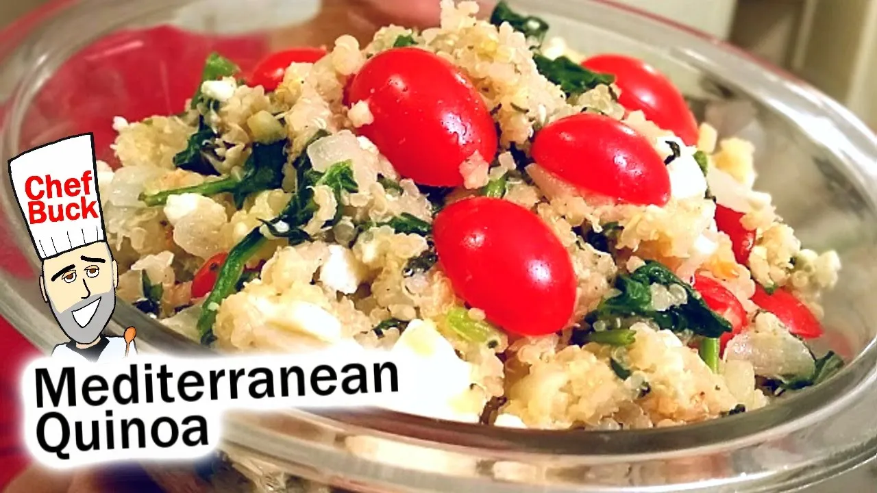 Mediterranean Quinoa Recipe with Basil and Feta