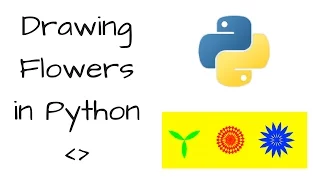 Drawing Flowers in Python
