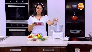 طريقة تحضير صينية الكفتة بالخضار أميرة شنب 