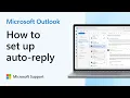 How to set up an out-of-office reply in Outlook Microsoft
