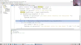 hexadecimal to decimal in java