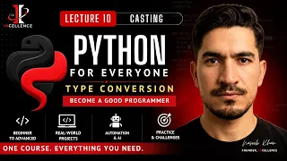Python Complete Course 2026 10 - Python Data Type conversion Casting Explicit vs Implicit