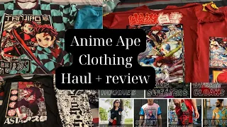 Anime Ape clothing haul review