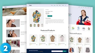 Build and Deploy Ecommerce Website With HTML CSS JavaScript Responsive Shopping Website Part 2