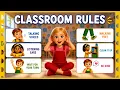 Classroom Rules Song with Actions for Kids Free Printable Back to School Circle Time