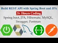 Learn to build REST API with Spring Boot and JPA - Full course 2021 Edition