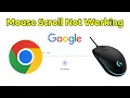 How To Fix Mouse Scroll Wheel Not Working in Google Chrome