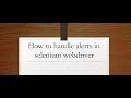how to handle alerts in selenium webdriver using java