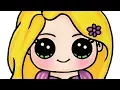 Disney Rapunzel Coloring Page for Kids Learn Color