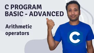 C Program English Tutorial 23 Arithmetic operators