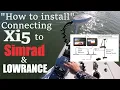 How to Install and connect the Motor Guide Xi5 trolling motor to Simrad or Lowrance chart plotter