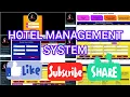 Hotel Management System Project using Nodejs Express Socket io MongoDb Html CSS and JavaScript
