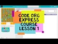 Code Org Express Course Lesson 1 Programming with Angry Birds - Course C Lesson 3