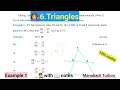 10th class math Chapter 6 Triangles Example 1 with notes CBSE NCERT