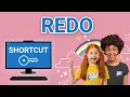 Redo shortcut key in notepad