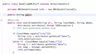 Android Application Development Tutorial 159 Finishing XML parser