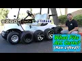 Wheels and Tires for Non-Lifted Golf Carts EZGO Club Car Yamaha What Fits No Lift