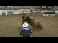 ROUND 1 WINNER Jess Lockwood rides Siouxper Stinger for 93 points