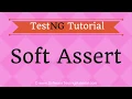 Soft Asserts In TestNG - TestNG Tutorial