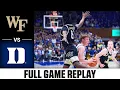 Wake Forest vs Duke Full Game Replay 2024-25 ACC Men s Basketball