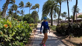 Aruba. Arikok, skating rant, friends and a bike ride