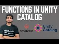 Create Function in Unity Catalog in Databricks