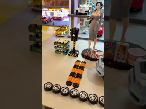 Speed Bump Challenge! 🚗💥 1:24 Model Car #automobile #bumping #car #toys