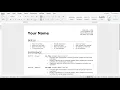 Download Lagu How to Make an Easy Resume in Microsoft Word (latest)