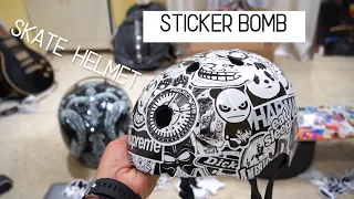 Download How to Stickerbomb a Skateboard Helmet with Black \u0026 White Stickers MP3