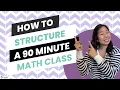 How to Structure A 90 Minute Middle School Math Class