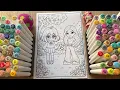 Satisfying Coloring with Markers Chibi Girl vs Bratz Doll Coloring Page