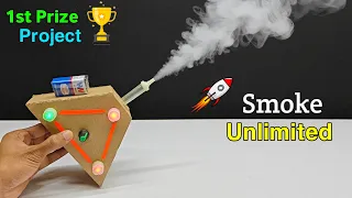How To Make Powerful Smoke Machine At Home || Best DIY Fog Machine Tutorial Science Project Model 