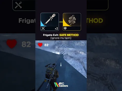 How to Leave FRIGATE Safely in ARC Raiders π€― #shorts #arcraiders