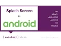 Splash Screen for Android 6 0