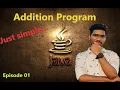 Addition program on Eclipse Java 2021 - 12 version