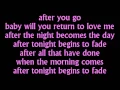 Download Lagu Mariah Carey - After Tonight - Lyrics on screen