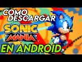 Sonic Mania Android Tutorial de instalacion RSDK