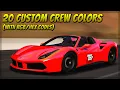 20 Amazing Custom Crew Colors in GTA Online With Codes
