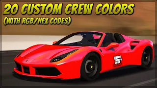 20 Amazing Custom Crew Colors in GTA Online With Codes