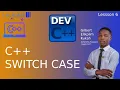 LESSON 6 C SWITCH CASE FirstCode Inc
